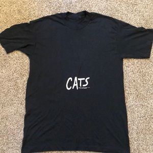 VINTAGE Cats broadway show shirt